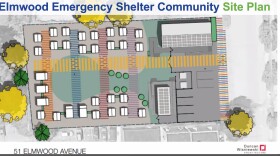Elmwood Avenue emergency shelter site plan