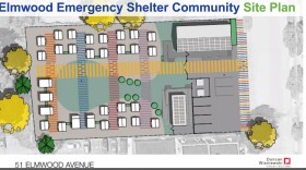 Elmwood Avenue emergency shelter site plan