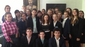 Many students at Kiev's Lyceum for the Humanities have relatives in Russia or parts of eastern Ukraine controlled by separatists. The conflict has divided families and caused many problems, they say, but it has also strengthened their sense of  Ukraine's identity.