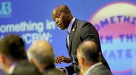 Aaron Rouse, who grew up in low-income housing in Virginia Beach before a career in the NFL, has had a meteoric political rise in just the last six years. (Photo courtesy of the Rouse campaign)