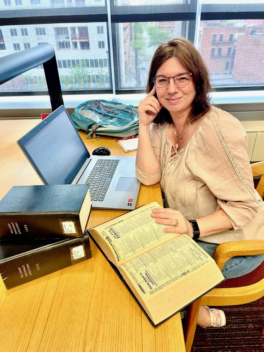 Kathy Le Comte researches family trees for those interested in ancestry.