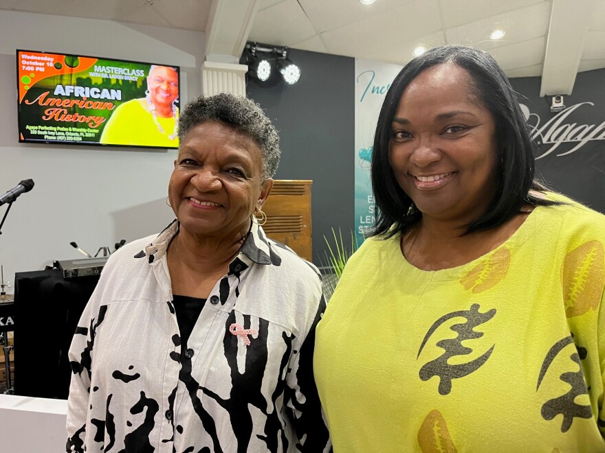 Faith in Florida's LaVon Bracy taught an African American history masterclass at Pastor Sharon Riley's Agape Perfecting Praise & Worship Center in Orlando.