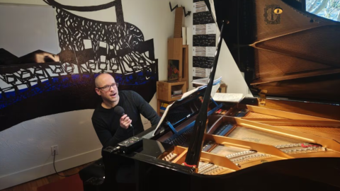 Alexander Schwarzkopf pictured at his studio in Eugene, Ore., on Feb. 3, 2026.