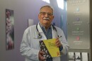 Dr. William Valenti, who has championed HIV care in Rochester for more than 40 years, is retiring from his career at Trillium Health, where he has overseen programs aimed at ending the HIV epidemic. Dr. William Valenti holds his self-published book, A Matter of Urgency, a collection of patient stories and personal reflections that chronicle the HIV epidemic.