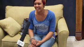 Miki Abraham during her WKMS interview.