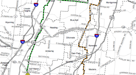 A proposed map of the pipeline's route. 