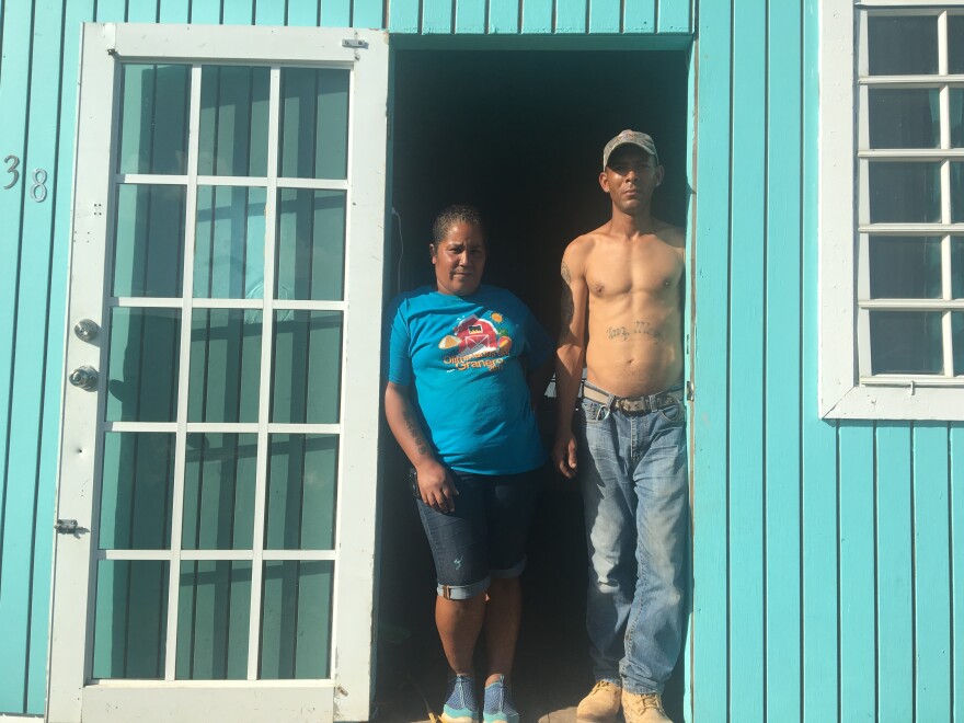 Cynthia Caldero and her husband Obdulio Cordero's little wooden home was leveled by Hurricane Maria. But they were denied a FEMA repair grant because they couldn't prove they owned it. After appealing for five months, a nonprofit finally stepped in to helped them rebuild.