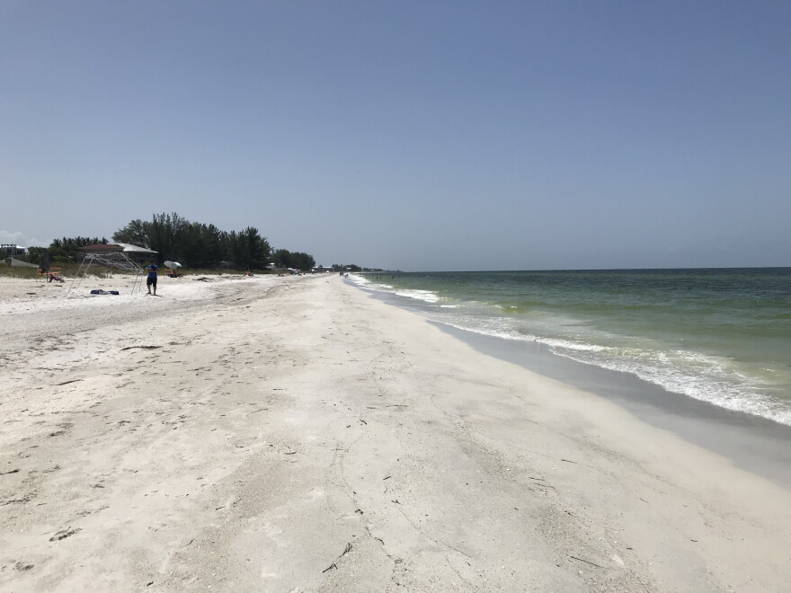 Holmes Beach is one of the Florida beaches that has been affected by red tide.