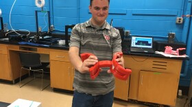 Spencer Janning's invention pulls apart and turns to keep the cerebral palsy patient comfortable while they toss and turn in bed. More importantly their hips and legs remain stable.