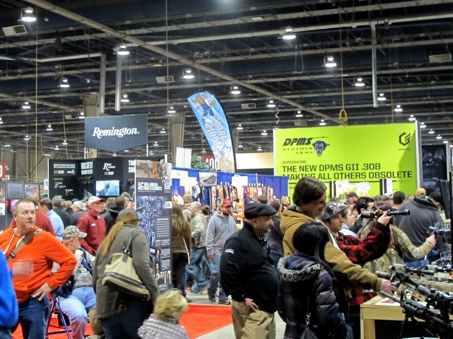 The NRA now runs the Great American Outdoor Show, but despite adding a shooting sports hall, the group says it's not a gun show.