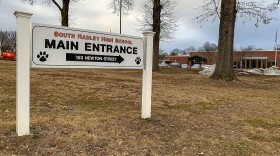 South Hadley High School. (Carrie Jung/WBUR)