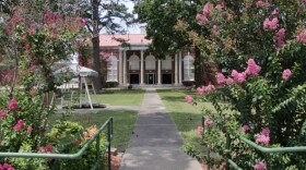 The Talihina Veterans Center Auditorium is one of the oldest buildings on the 600-acre grounds nestled atop a hill in the Kiamichi River Valley. It’s a place the veterans living there convene and watch movies.