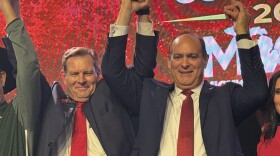 Eaton County Prosecutor Doug Lloyd (left) and Macomb County Prosecutor Anthony Forlini (right) won Michigan GOP convention early endorsements for the offices of Secretary of State and Attorney General.