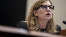 University of Pennsylvania President Liz Magill reads her opening statement during a hearing of the House Committee on Education on Capitol Hill, Tuesday, Dec. 5, 2023 in Washington.