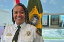 Orleans Parish Sheriff Susan Hutson poses for a portrait on May 1, 2025. Hutson said hurricane planning at the sheriff's office today includes annual meetings, evacuation drills and debriefing after events.