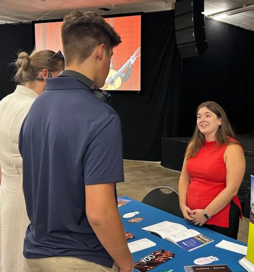 YOSA students meet with college representatives
