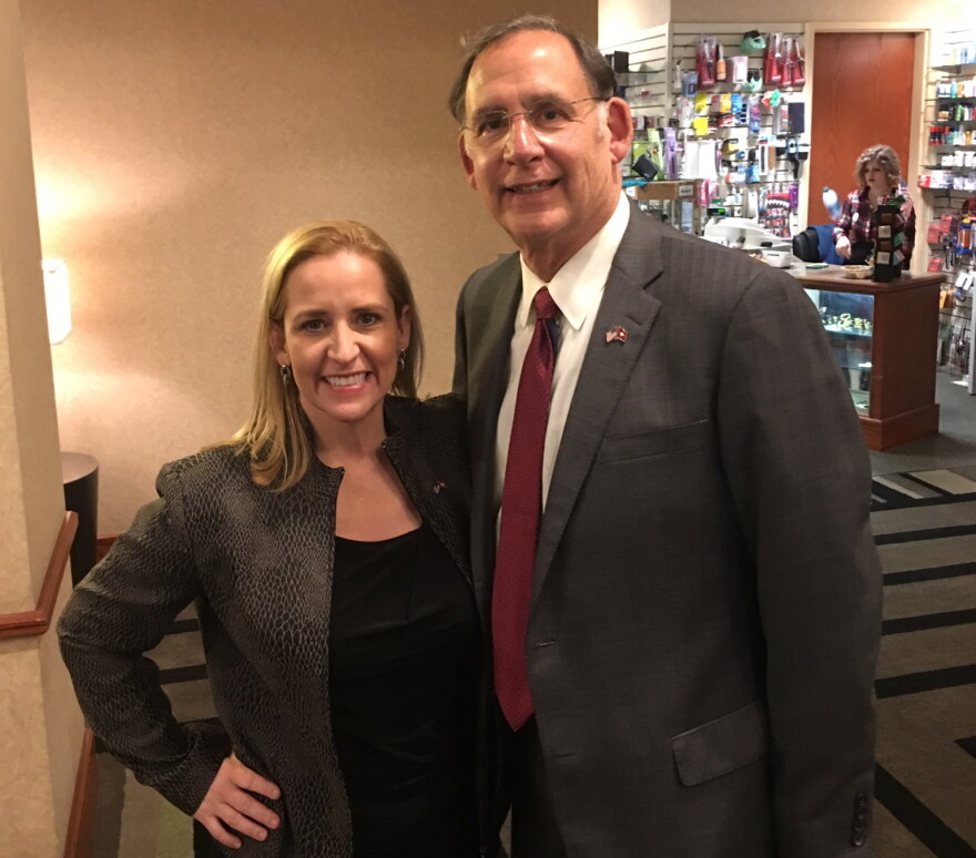 Arkansas Attorney General Leslie Rutledge and U.S. Senator John Boozman of Arkansas 