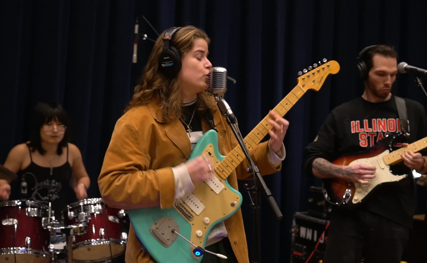 Jenny Scara performing live in Studio A