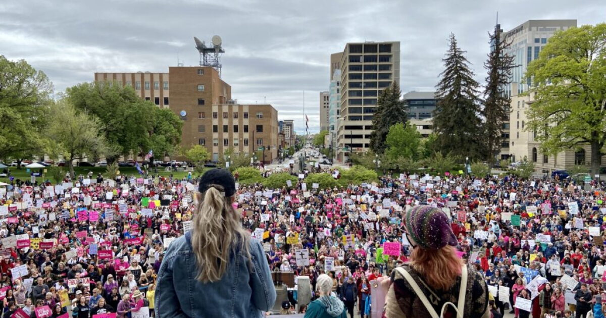 Thousands gather at Idaho State Capitol in Boise for abortion rights ...