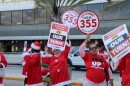 Dozens of workers who prepare in−flight food and beverages for mahor airline companies staged a protest Friday at Miami International Airport, calling on LSG Sky Chefs and American Airlines to address what they describe as "unlivable wages" and "inhumane working conditions" within the airline catering industry.