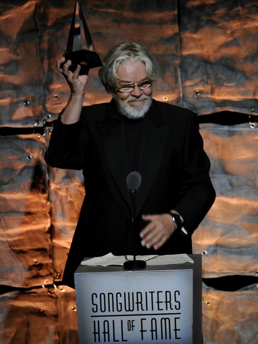 Bob Seger at his induction to the Songwriters Hall of Fame in 2012.