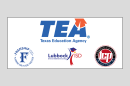 The Texas Education Agency logo, surrounded by the logos for Lubbock ISD, Frenship ISD, and Lubbock-Cooper ISD.