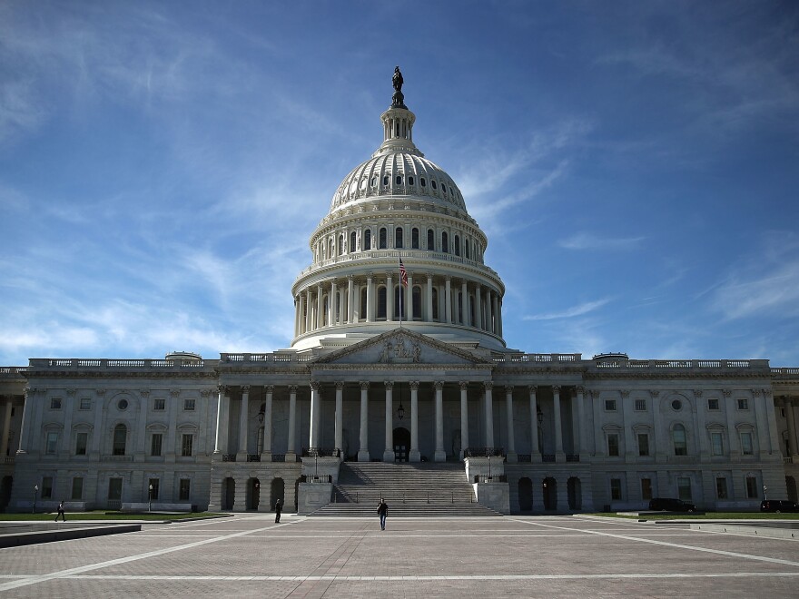 The U.S. Capitol on October 11, 2016. An MIT project distorted photos of the capitol building and other famous sites using an artificial intelligence algorithm to make horror images.