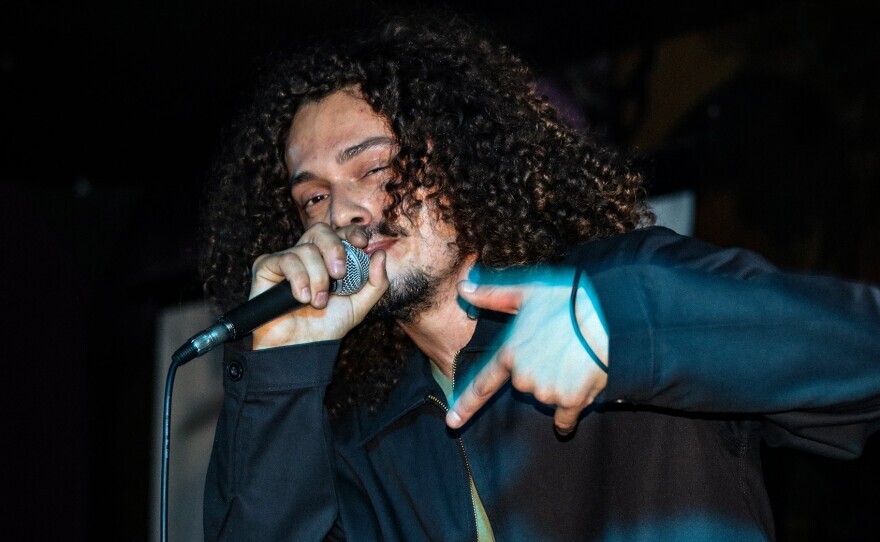 Sioux City rapper Gifo performs at Teehee's Comedy Club in Des Moines, supporting fellow 'Hometown Hero' Johnny Marz. The song “Shine” by Gifo, featuring RVRND, is a highlight off of his latest EP, ‘Shine.’