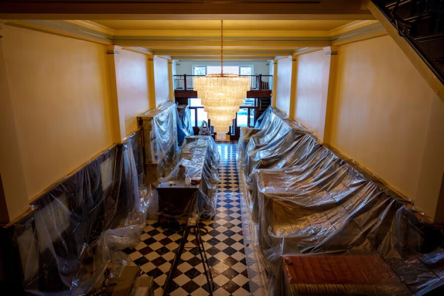 (Trent Nelson | The Salt Lake Tribune) The Bluebird Cafe in Logan, which is being renovated, on Friday, March 7, 2025.