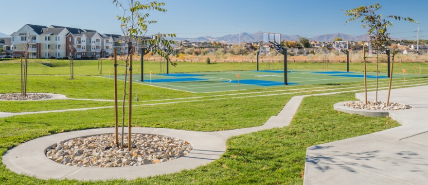 Bingham Junction's new park in Midvale, Utah.