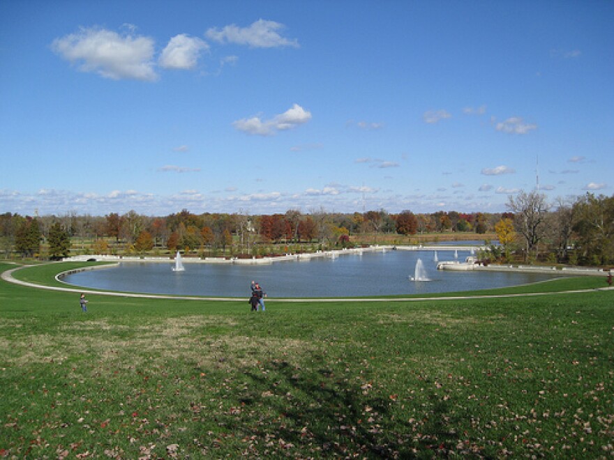 Another delay on a bond issue for the city's parks could put a $25 million donation to Forest Park, pictured here, in jeopardy.