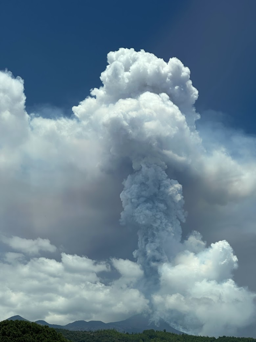 Mt. Etna in Sicily erupting June 2, 2025.