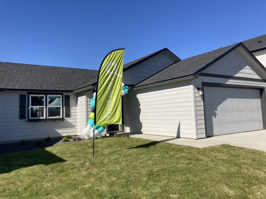 First Story homes are always part of a Hayden Homes neighborhood. This home in Forest Grove near Five Mile is the same size and aesthetic as the rest of the community.