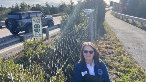 Sandi Shepherd-Gay, youth extension educator for Cape Cod Cooperative Extension, facilitates the Cape Cod 4-H program. A 4-H sign by the Bourne Bridge will be moved — destination not yet decided — when the bridge is replaced in the coming years.