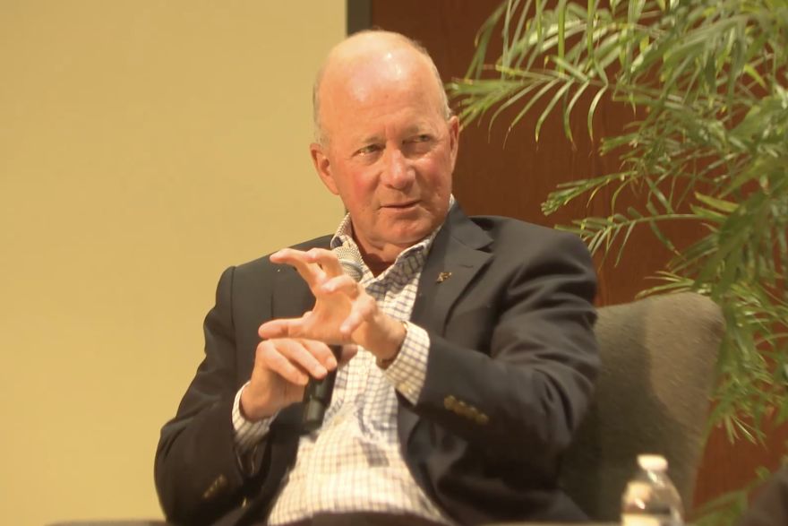 Mitch Daniels delivered the keynote address.