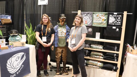 Doe Ramie's booth, 2025 Pacific Marine Expo.