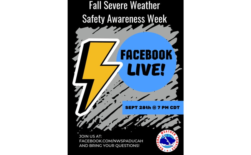 2026 Fall Severe Weather Awareness Week runs from Mon. Sept. 28 to Fri. Oct. 2. The National Weather Service's campaign aims to increase awareness and preparedness for severe weather hazards during the fall season, increase response to watches and warnings, and knowing what each warning or watch means.