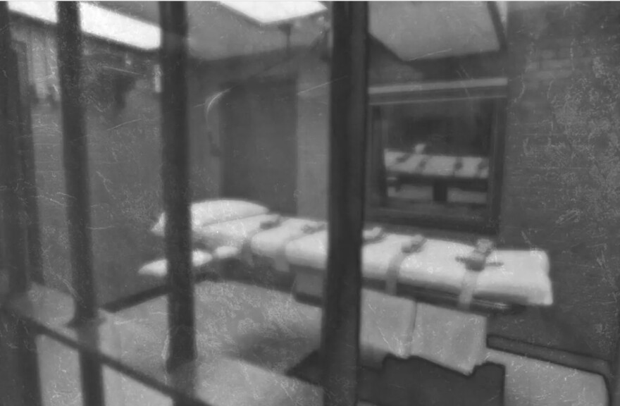 Inside Texas' execution chamber. 