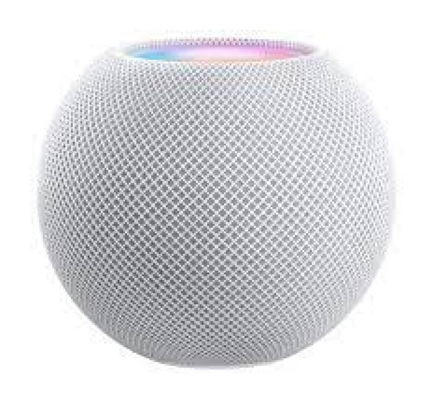 The Apple HomePod Mini smart speaker