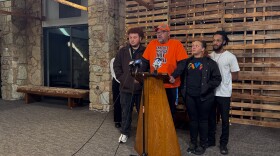 Family members of Tremane Wood ask Gov. Stitt to grant him clemency before his scheduled execution Thursday, November 13, 2025.