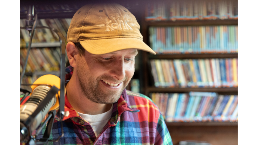 Membership coordinator and volunteer DJ Chris Hassig is a life-long listener of KDNK Community Radio. After the Corporation for Public Broadcasting shut down September 30, the station lost 27% of its annual funding.