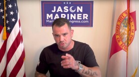 Jason Mariner appears in a campaign video posted on YouTube on August 16, 2021. (Image via screen grab from Mariner For Congress/YouTube)