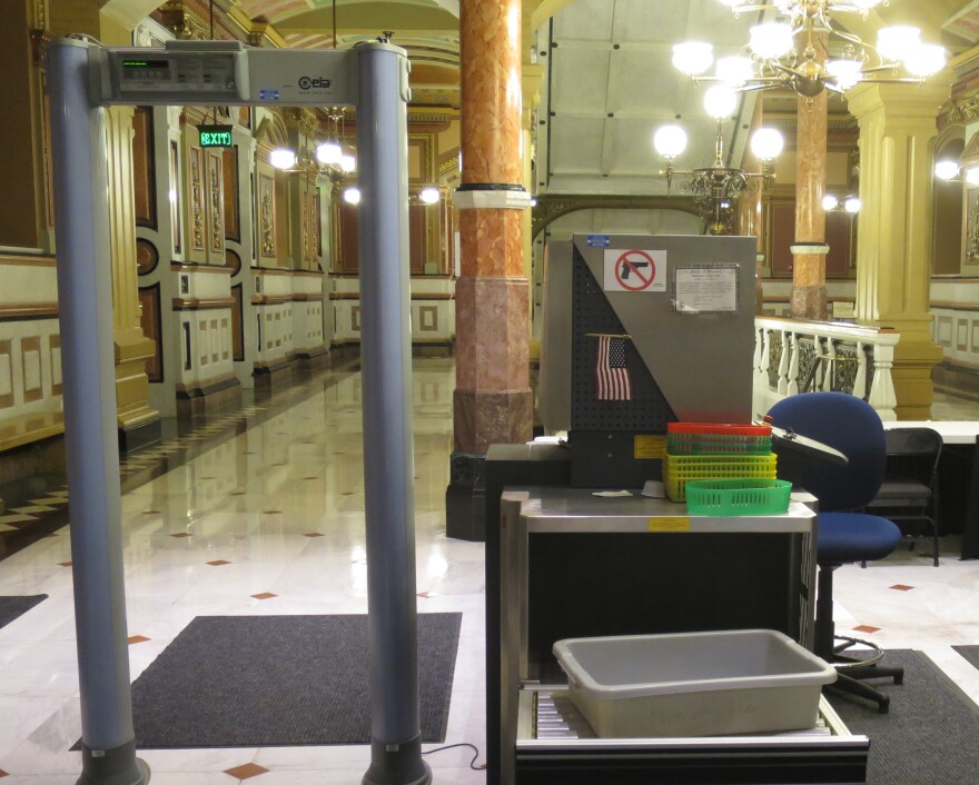 Capitol security checkpoint