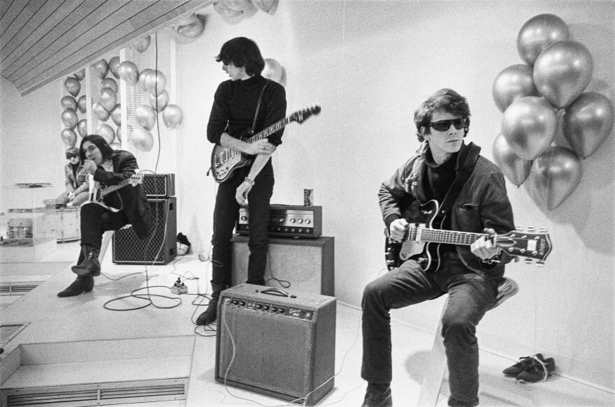 Moe Tucker, John Cale, Sterling Morrison and Lou Reed from archival photography from "The Velvet Underground."