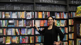 Katy Nassberg, the owner of The Otto Bookstore in downtown Williamsport stands inside the store
