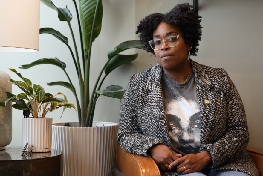 Office of Cannabis Management (OCM) Acting Executive Director Felicia A. B. Reid visits Green Comfort, the 500th licensed cannabis dispensary in New York State, which opened its doors in Rochester on November 14, 2025.