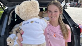 Ella Klimowicz, 18, of Oxford, Michigan, arranged a fundraiser to give kids in Uvalde, Texas a stuffed animal on their desk for the first day of school. (Carrie Klimowicz)