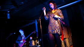 Mayra Andrade performs during globalFEST at New York City's Webster Hall on Jan. 8.