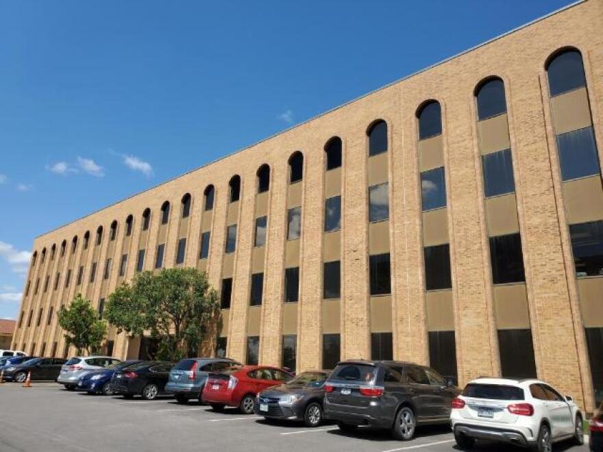 The Washington Square building in San Antonio, where immigration court is held.