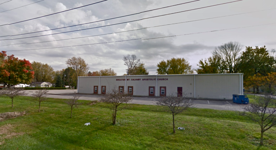 The incident occured during an evening service at Mt. Calvary Apostolic Church, located at 6635 E. 42nd St. in Indianapolis.